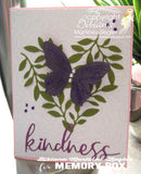 Memory Box Die,  Kindness Cursive Script