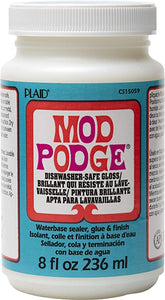 Mod Podge Adhesive, Gloss Dishwasher Safe - 236ml