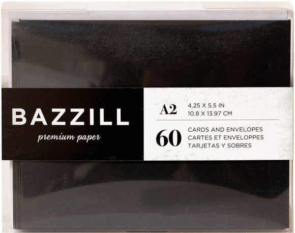 Bazzill Card & Envelope Pack A2 - Neutrals