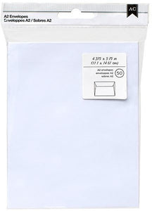 American Crafts Envelopes, A2 - White (50pc)