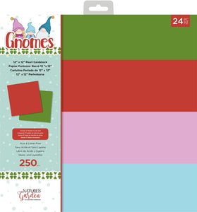 CC Nature's Garden Paper Cardstock Variety Pack 12x12, Pearl - Gnomes