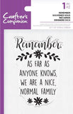 Crafter's Companion Stamp, Remember