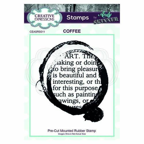 Creative Expressions Stamp, Coffee Art