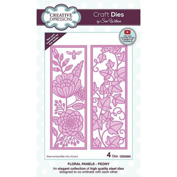 Creative Expressions Die, Floral Panels - Peony