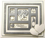 Creative Expressions Die, Shadow Boxes Collection Wedding