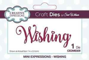 Creative Expressions Die, Mini Expressions - Wishing