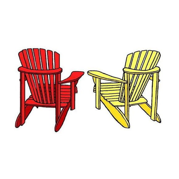 Rosewood Frogs Whiskers Stamp, Muskoka Chairs