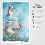 Ciao Bella Rice Paper A4,  Underwater Love - Mermaid's Secret