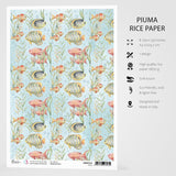 Ciao Bella Rice Paper A4,  Underwater Love - Fishes