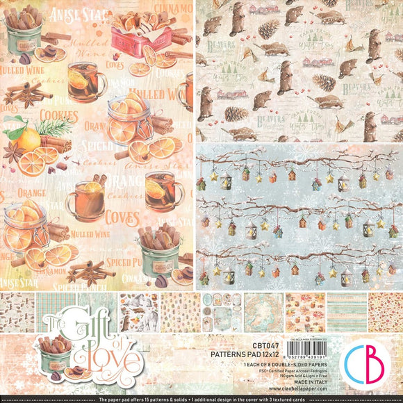 Ciao Bella Paper Pack12x12, The Gift of Love  8pk