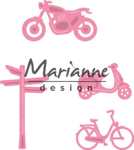 Marianne Die, Creatables - Village Decoration set 3 Bikes