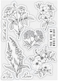 Craft Consortium Stamp, Belle Fleur