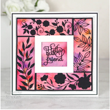 Creative Expressions Die, Floral Panels - Button Flower