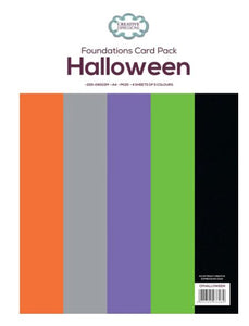 Creative Expressions Paper Pack A4, Foundations Card Halloween