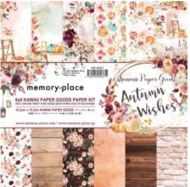 Kawaii Paper Goods Paper Pack 6x6, Autumn Wishes
