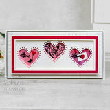 Creative Expressions Die, Finishing Touches - Heart Accessories