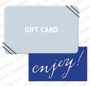 Impression Obsession Die, Gift Card Insert 1