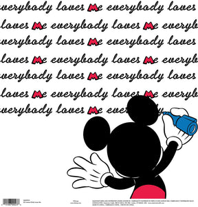 American Crafts Paper 12x12, Disney - Everybody Loves Me
