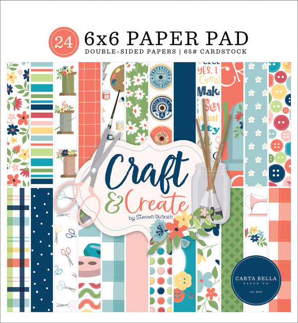 Carta Bella Paper Pad 6x6, Craft & Create