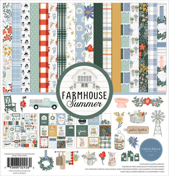 Echo Park Paper Collection Pack 12x12, Farmhouse Summer