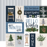 Carta Bella Paper 12x12, Welcome Winter Collection   Multiple patterns available