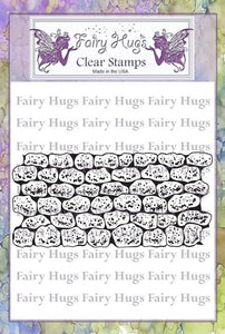 Fairy Hugs Stamp, Stone Wall