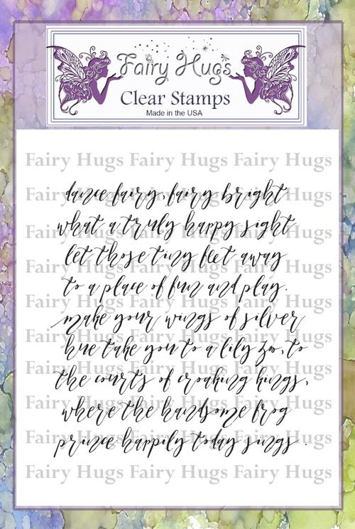 Fairy Hugs Stamp, Fairy Poem