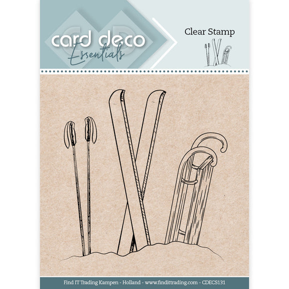Card Deco Essentials Stamp, Snow Stuff