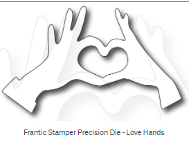 Frantic Stamper Die, Love Hands