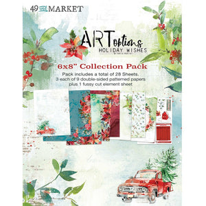 49 and Market Paper Collection Pack 6x8, ARToptions Holiday Wishes