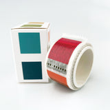 49 and Market Embellishment,  Washi Tape, Spectrum Sherbet - Insta Postage Stamp