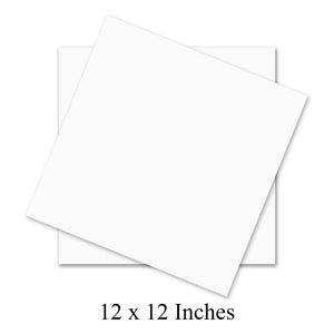 Creative Scrapbooker Cardstock 12x12, Super Stock - White, 130lb
