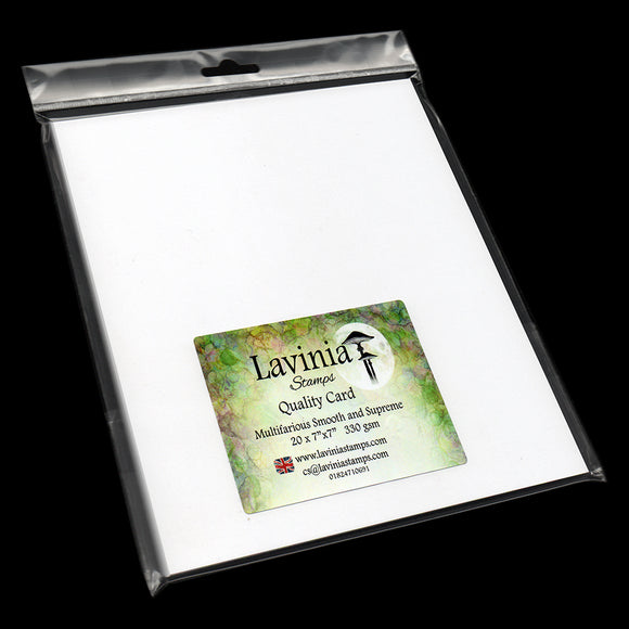 Lavinia Paper, Multifarious Card 7×7″ - White