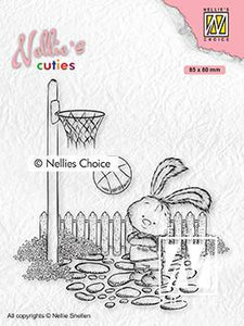 Nellie's Choice Stamp, Cuties - Lars The Sportsman