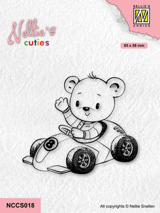 Nellie's Choice Stamp, Cuties - Young Driver