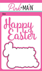 Pink & Main Die, Happy Easter Word