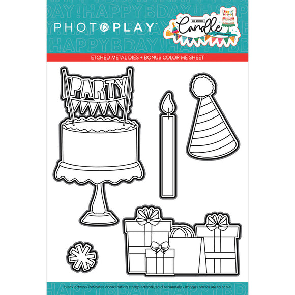 Photoplay Stamp & Die Set, Add Another Candle