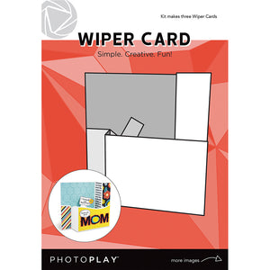 Photoplay Blank Wiper Card Kit