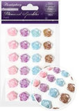 Hunkydory Embellishment, Diamond Sparkles Gemstones - Pearl Roses Multiple Colors Available