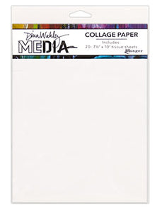 Dina Wakley MEdia Collage Paper -  Plain