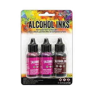 Tim Holtz Alcohol Ink Kit, Pink/Red Spectrum (3 Pack)