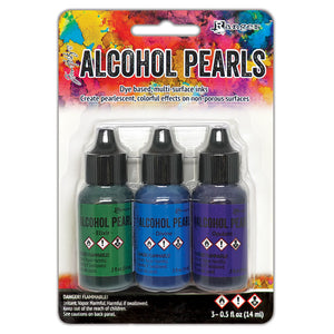 Tim Holtz Alcohol Ink Kit, Pearl Kit #6