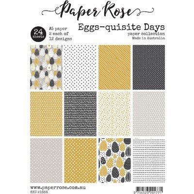 Paper Rose Paper Pack A5, Eggs-quisite Days