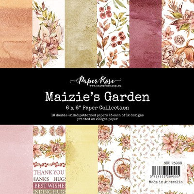 Paper Rose Paper Pack 6x6, Maizie's Garden