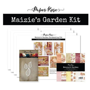 Paper Rose Card Kit, Maizie's Garden