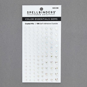 Spellbinders Embellishment, Self Adhesive Gems - Crystal Mix