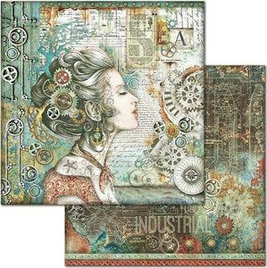 Stamperia Paper 12x12, Double Face Sea World Lady