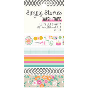Simple Stories Embellishment, Let's Get Crafty - Washi Tape