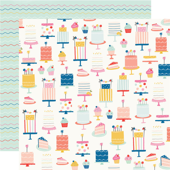 Simple Stories Paper 12x12 -  Celebrate!  Multiple Patterns Available