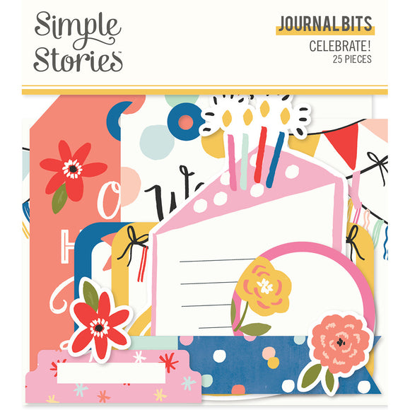 Simple Stories Embellishment, Celebrate! -  Journal Bits